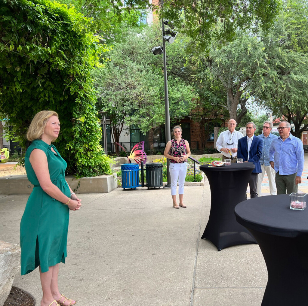 Hemisfair Dedicates Elm Tree to Overland on Arbor Day Recognizing Firm’s Vision, Leadership and Service