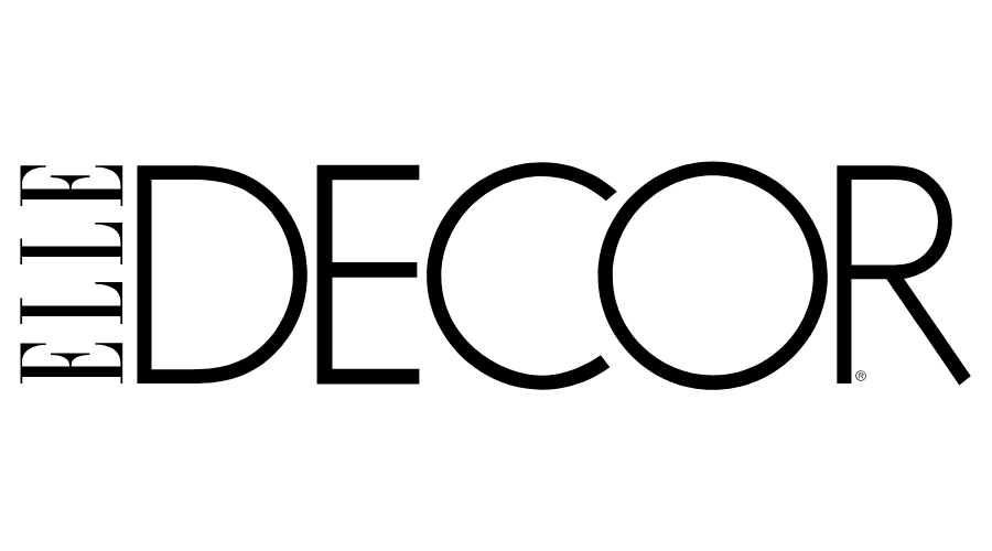 Logo of Elle Decor with the word 'Elle' vertically aligned and 'Decor' in a large, bold font, reminiscent of the elegance seen in Auberge Resorts Collection properties.