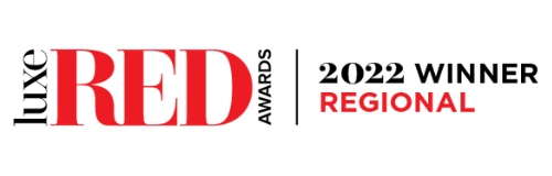 The image shows the word "RED" in large, bold red letters, with the word "Regional" in smaller red letters to the right. The background is white. This branding perfectly reflects Midland Residence's commitment to luxury living and high-end apartments.