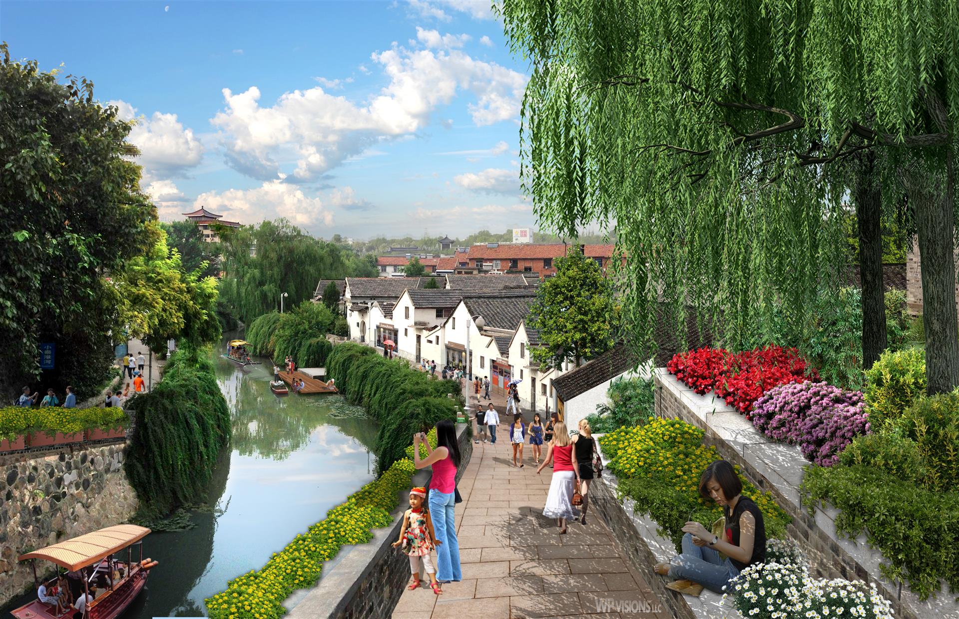 Minor Qinhuai Riverwalk Redevelopment