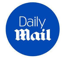 Blue circular logo with "Daily Mail" written in white Gothic-style font, reminiscent of the bold vibes evoked by Pantera's iconic "Walk.